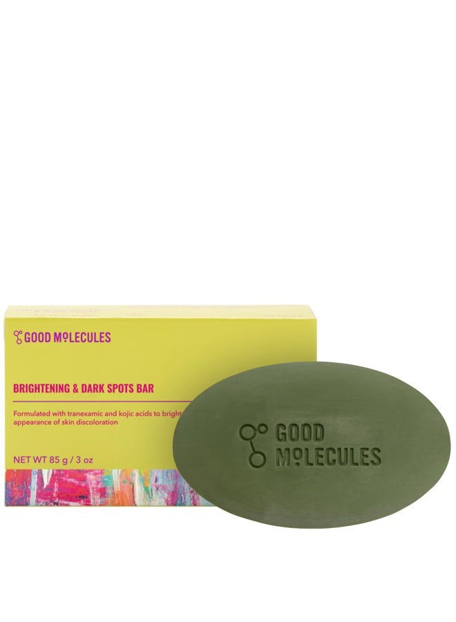 Good Molecules Brightening & Dark Spots Bar - Soap Free Face and Body Bar - Tranexamic, Kojic Acids and Niacinamide to Target Dark Spots - Skin Care - Image 1