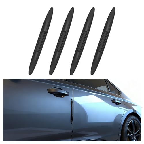 VKQTS 4PCS Car Door Edge Guards with AirbagDeStatic AntiCrash Car Door Protector with Dolphin Streamline DesignUniversal Cars Doors Edge Protector Exterior Cars Accessories - Image 1