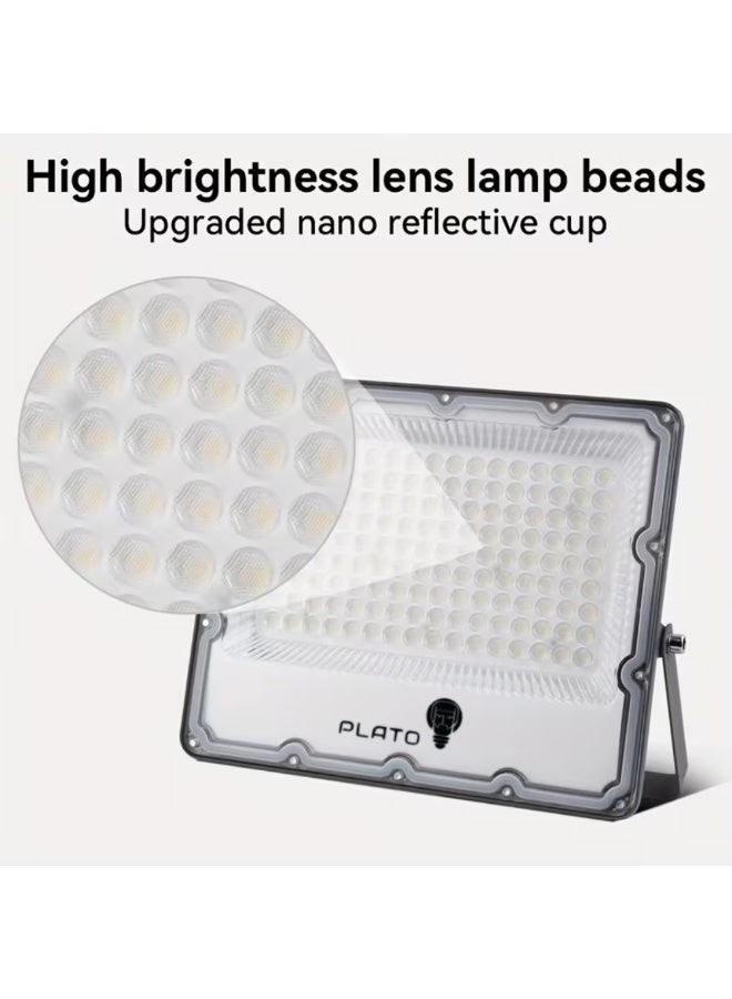 م.م.ذ  دحاولا صخشلا ةكرش اهمزاولو ةرانلا  تادعم ةراجتل زنيل دنآ وتلب كشاف ليد بلاتو 600 واط لوميلدز – 3000 كلفن أبيض دافئ | إضاءة خارجية IP66 عالية القدرة - Image 2