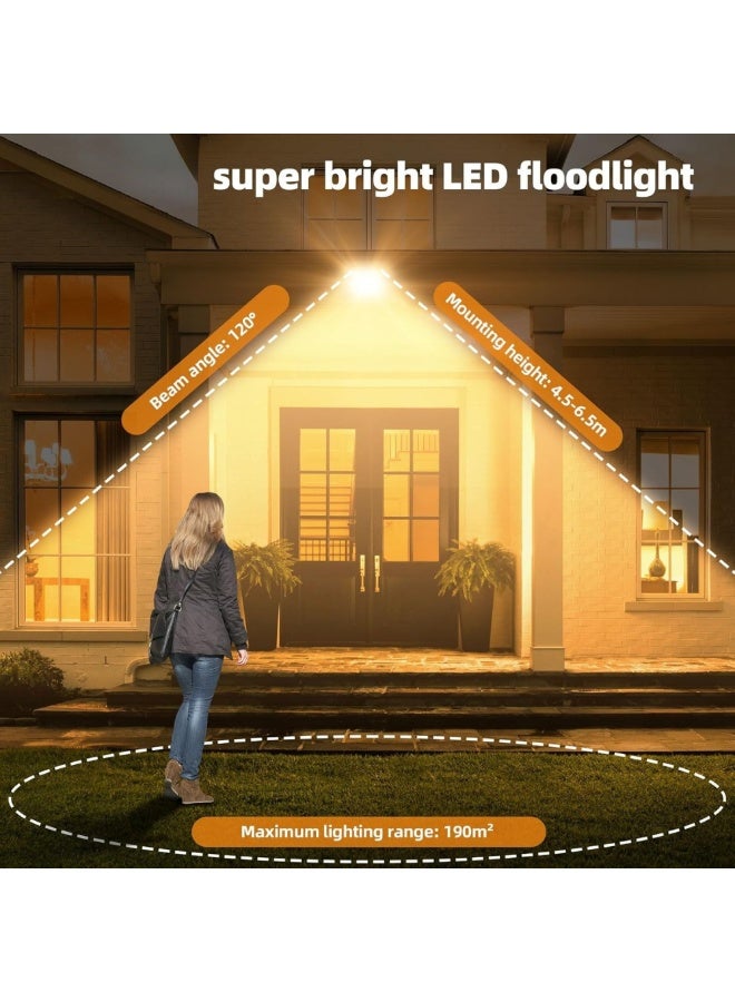 م.م.ذ  دحاولا صخشلا ةكرش اهمزاولو ةرانلا  تادعم ةراجتل زنيل دنآ وتلب كشاف ليد بلاتو 600 واط لوميلدز – 3000 كلفن أبيض دافئ | إضاءة خارجية IP66 عالية القدرة - Image 4