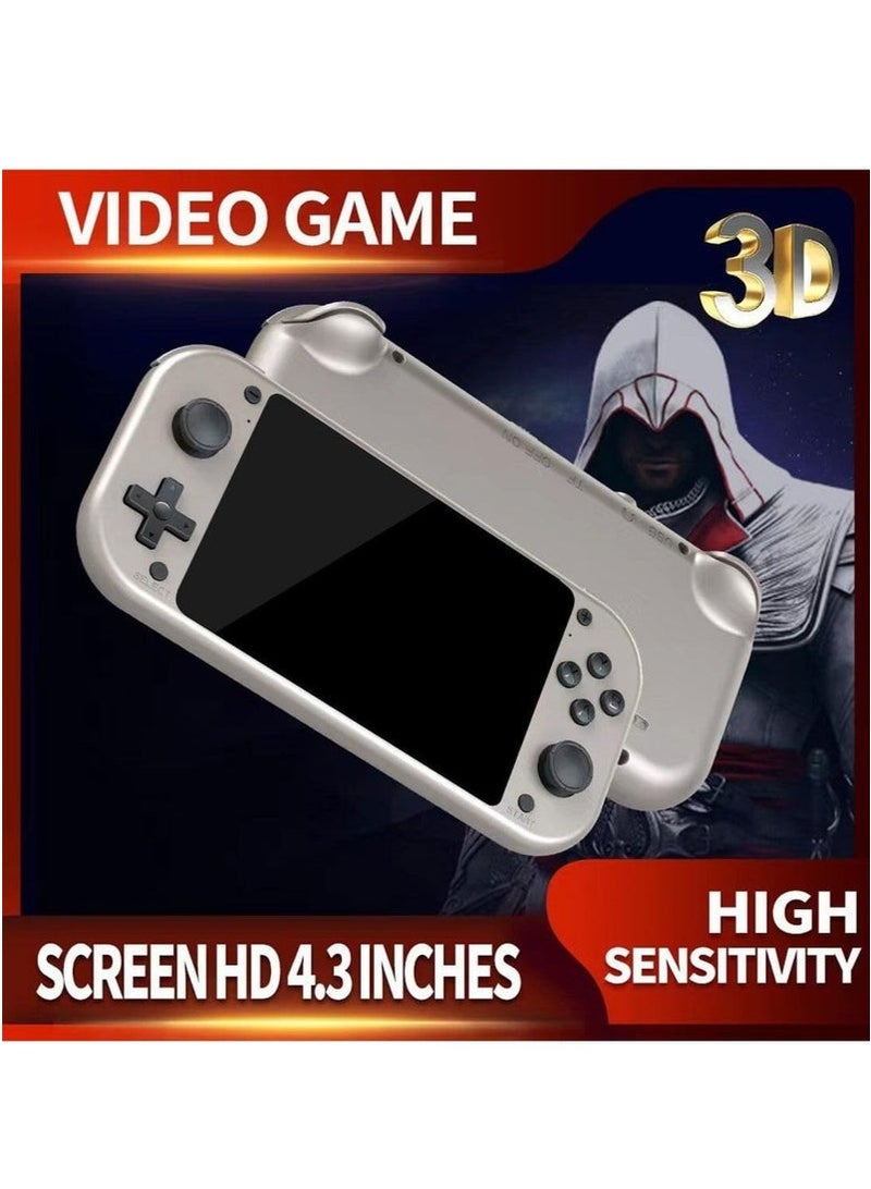 PSP M17 4.3-Inch Retro Handheld Gaming Console – Pandora Game System with 64GB Storage, Preloaded with 20000+ Classic Games – Portable Arcade Game Console with TV Output, Dual Joysticks, Save/Load Feature – Ideal for Kids, Adults & Travel Gaming Fun - Image 2