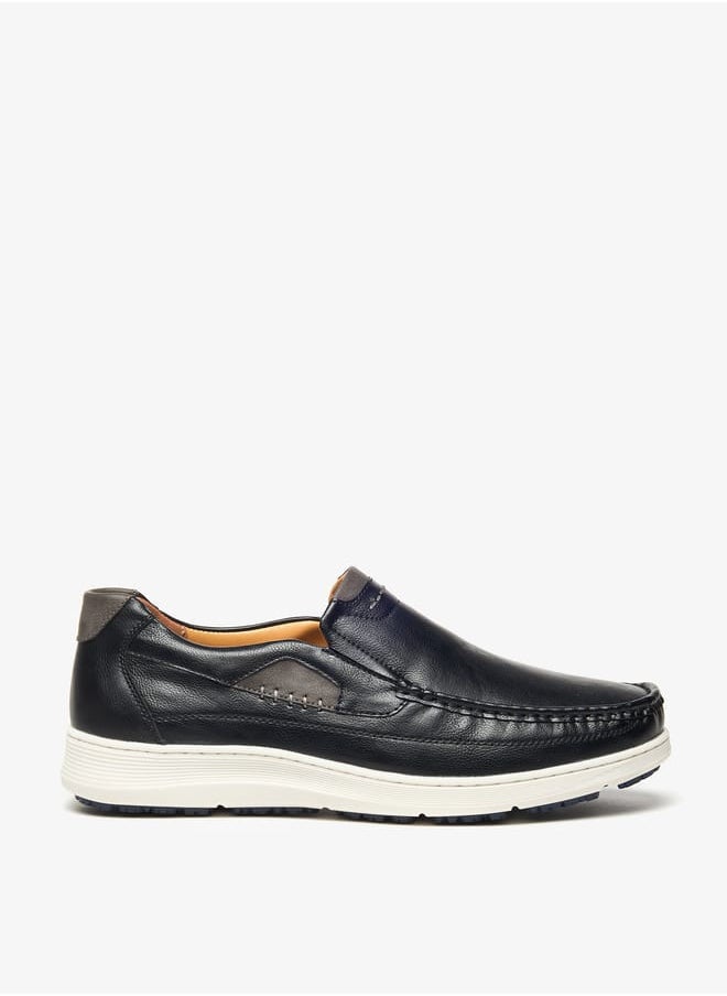 LBL by Shoexpress Stitch Detail Slip-On Loafers  - Image 2
