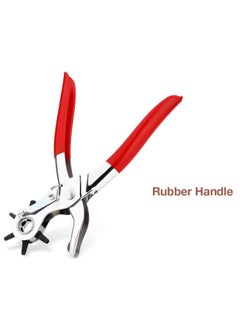 VIPREKHO VIPREKHO Rotary Belt Puncher Cutter for Watch Bands Straps Dog Collars Saddles Shoes Fabric Multi Hole Sizes Maker Tool Best Leather Hole Punch Set for Belts Super Heavy Duty 1Pcs  - Image 4