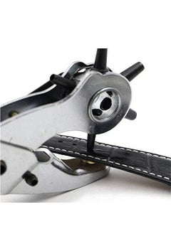 VIPREKHO VIPREKHO Rotary Belt Puncher Cutter for Watch Bands Straps Dog Collars Saddles Shoes Fabric Multi Hole Sizes Maker Tool Best Leather Hole Punch Set for Belts Super Heavy Duty 1Pcs  - Image 3