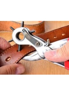 VIPREKHO VIPREKHO Rotary Belt Puncher Cutter for Watch Bands Straps Dog Collars Saddles Shoes Fabric Multi Hole Sizes Maker Tool Best Leather Hole Punch Set for Belts Super Heavy Duty 1Pcs  - Image 2