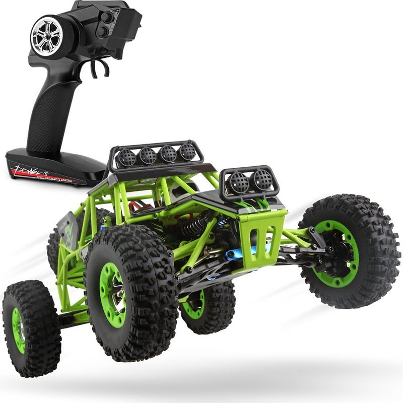 WLtoys RC Cars 112 Scale 24G 4WD High Speed Electric All Terrain OffRoad Rock Crawler Climbing Buggy RTR for Kids and Adults - Image 1