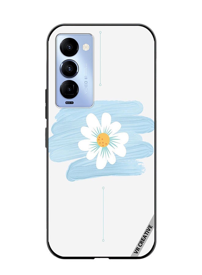 VR CREATIVE Protective Case Cover For Tecno Camon 18/18 P Flower Design Multicolour - Image 1