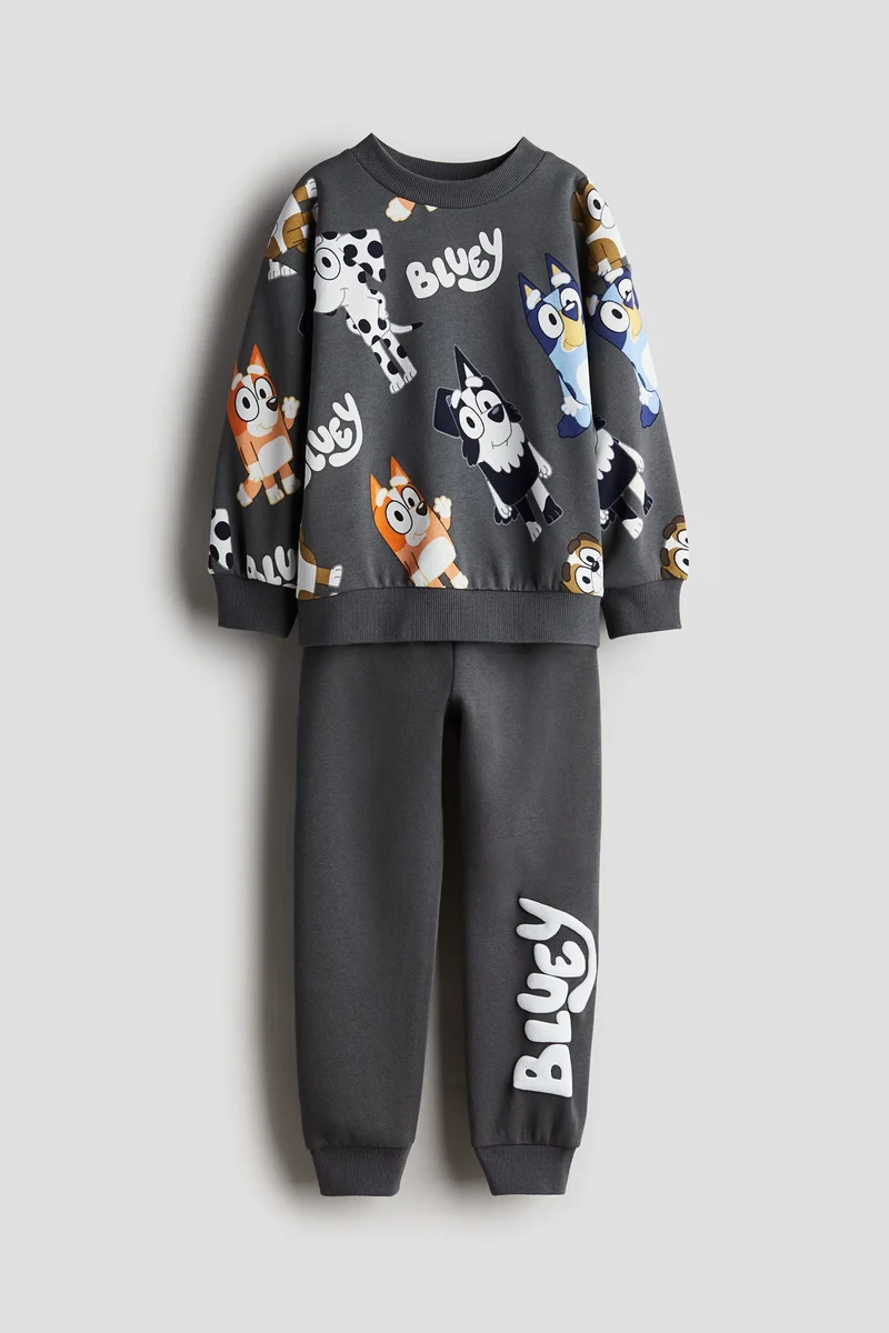 اتش اند ام 2-Piece Printed Sweatshirt Set