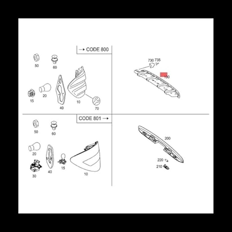 Wivplex Car Third Brake Light for Mercedes Benz - Image 5