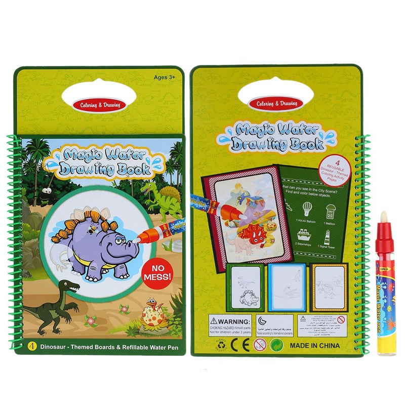 Magic Water Drawing Book and Pen Set T358 in Multiple Colors - Image 2