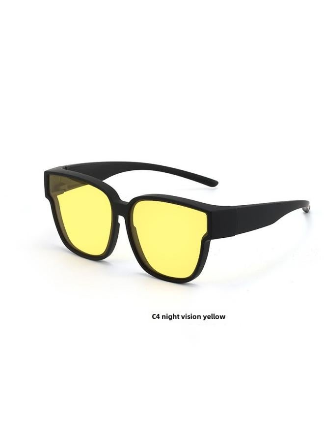 Generic Set Of Glasses Myopia Sunglasses Tide Clip Polarized Anti-ultraviolet Driving Special Ultra-light Short-range Mirror Frame Sunglasses For Women