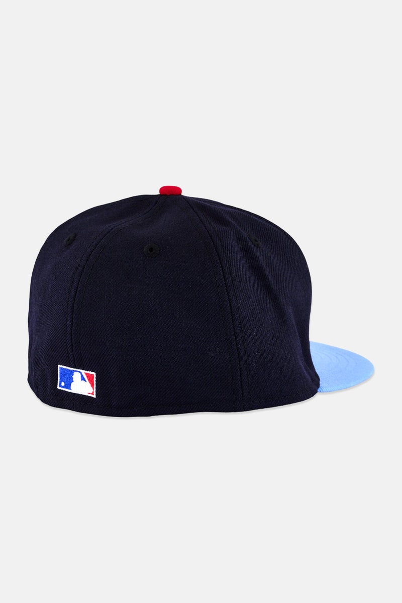 New Era x MLB Men Los Angeles Angels Fitted Cap, Black - Image 2