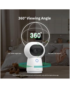 2K Security Indoor Camera Hub G3 Global version,AI Facial and Gesture Recognition,Infrared Remote Control,360° Viewing Angle via Pan and Tilt,Works with Alexa,HomeKit,Google Assistant,IFTTT - pzsku/Z6313BD0FD2B41F2513FFZ/45/_/1701707232/5e72f331-668f-4e13-b147-8e1415f84d3d