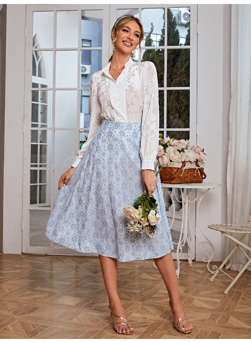 سيمبلي قمم الموضة النسائية - بلوزة عصرية للارتداء العادي والحفلة - Image 2