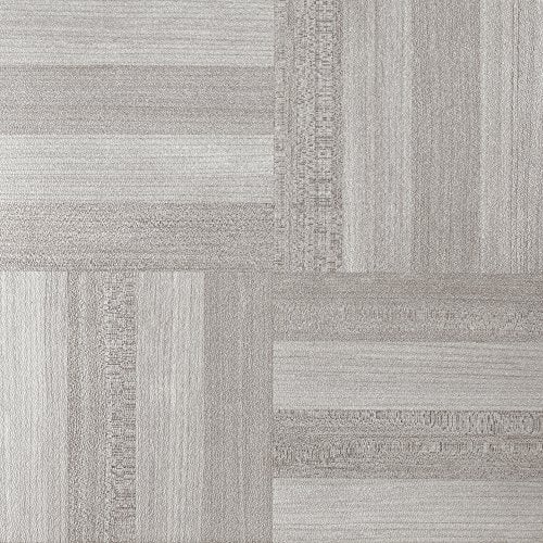 Achim Nexus Self Adhesive 12-Inch Vinyl Floor Tiles, 20 Tiles - 12" x 12", Ash Grey Wood Pattern - Peel & Stick, DIY Flooring for Kitchen, Dining Room, Bedrooms & Bathrooms by Achim Home Decor - Image 1