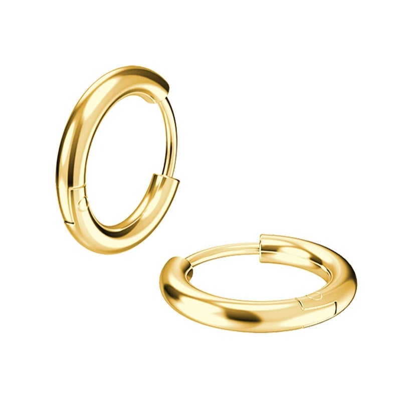 European and American Style Stainless Steel Earrings for Men and Women, Titanium Steel Ear Clips and Studs