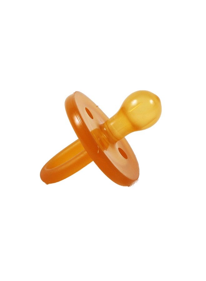 Sweetie Rubber Pacifier Natural Rubber Pacifier Rounded 2 Count (612 Month/Medium) - Image 3