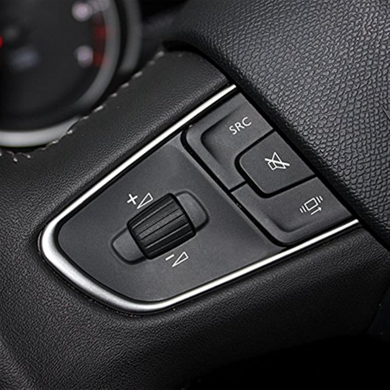 Wivplex Stainless Steel Steering Wheel Trim for Peugeot - Image 2