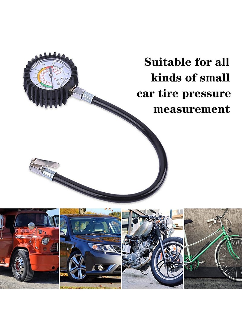 Tire Gauge Heavy Duty Air Pressure With Flexible Hose - Image 3