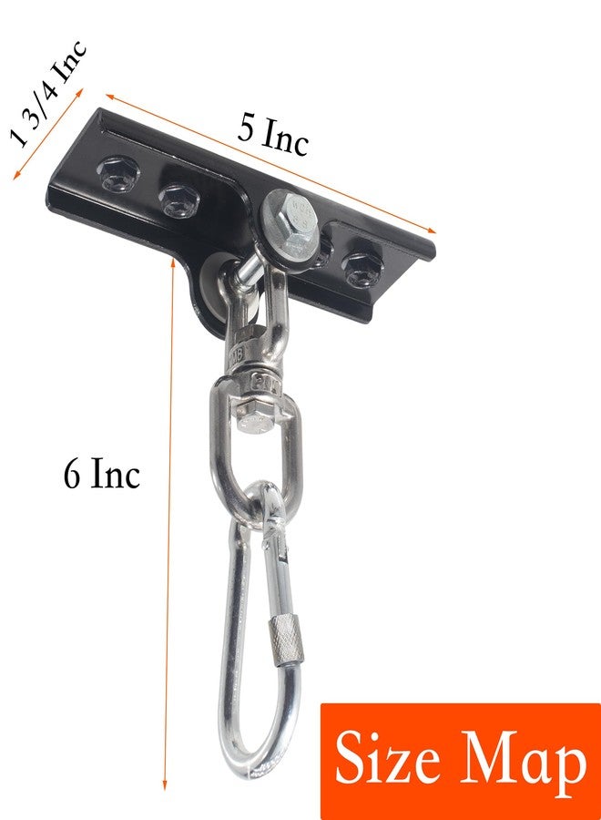 Firofend Upgraded 360° Swivel Heavy Bag Mount for Punching Bag Hanger. Box Bags Hanger for Yoga, Gym, Swing Chairs, and Hammocks Heavy Bags Mount. Punching Bag Hanger, Box Bag Hanger. - Image 3