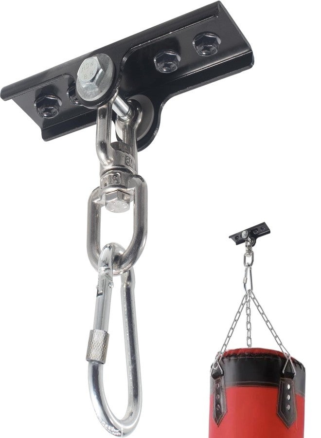 Firofend Upgraded 360° Swivel Heavy Bag Mount for Punching Bag Hanger. Box Bags Hanger for Yoga, Gym, Swing Chairs, and Hammocks Heavy Bags Mount. Punching Bag Hanger, Box Bag Hanger. - Image 1