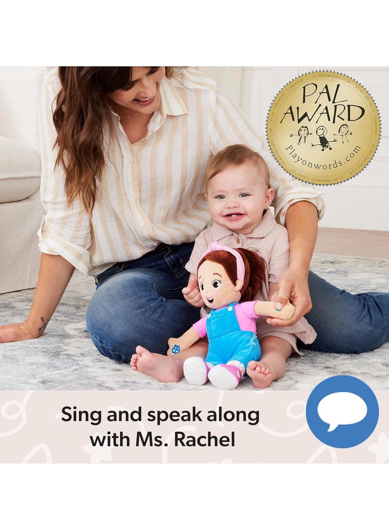 Ms. Rachel Official Speak & Sing Doll, 12â€ Tall Interactive Toy with 4 Songs & 16+ Phrases, Toddler Toys for Girls & Boys Ages 6 Months to 3+ Years - Image 3