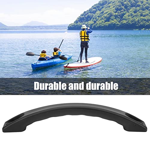 OUKENS Kayak Side Handle, Nylon Black Marine Paddle Holder Mount Replacement Accessories, Canoe Boat Side Mount Carry Handles for Boat Suitcase Luggage Use - Image 2