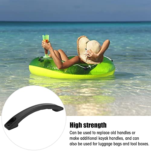 OUKENS Kayak Side Handle, Nylon Black Marine Paddle Holder Mount Replacement Accessories, Canoe Boat Side Mount Carry Handles for Boat Suitcase Luggage Use - Image 3
