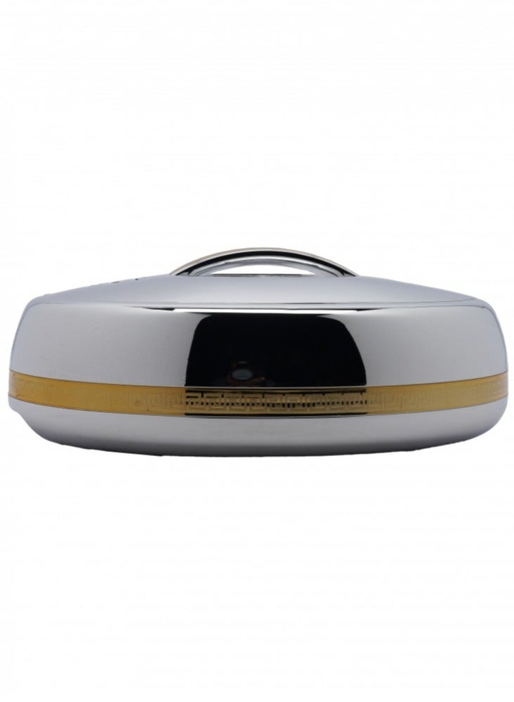 Golden Fire Food Container - Golden Fire - Chrome in Silver and Gold Colors - (3.5) -Liter Capacity - Image 2