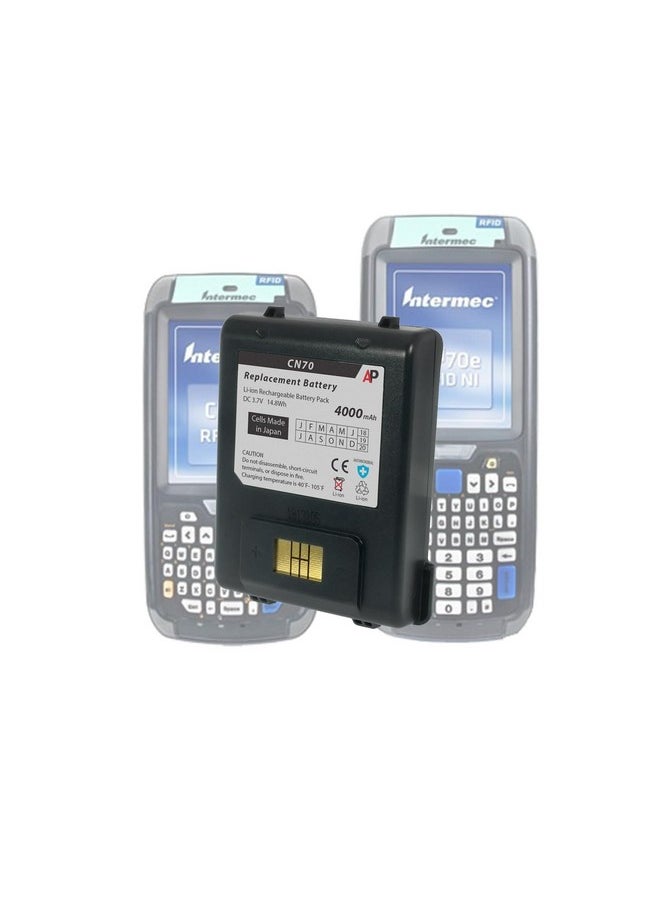 Artisan Power - Artisan Power Replacement Battery for Intermec/Norand CN70 and CN70e Scanners | Lithium Ion Rechargeable Battery | 4000 mAh | Made in Japan Cells | Replaces OEM Part Number 318-043-002 and 1000AB01 - Image 1