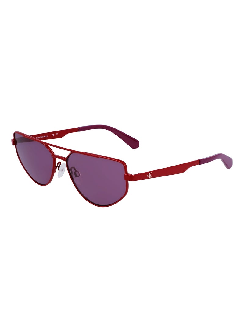 Calvin Klein Jeans Unisex Aviator Sunglasses - CKJ23220S-600-5815 - Lens Size: 58 Mm - Image 3