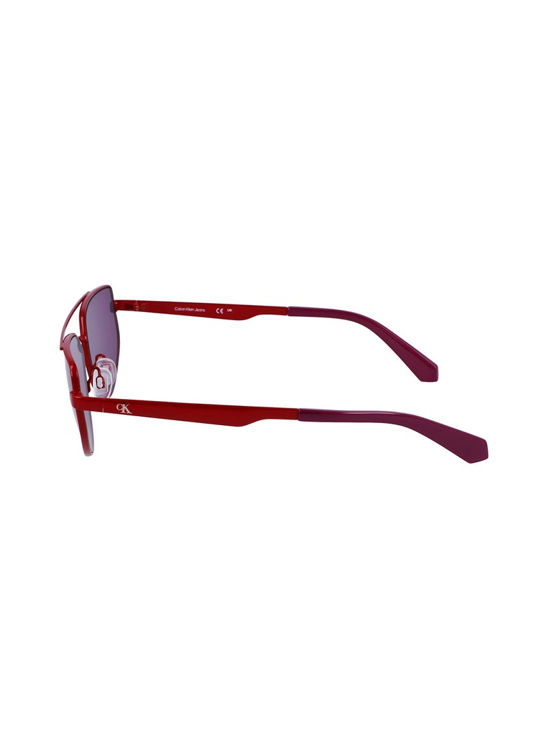 Calvin Klein Jeans Unisex Aviator Sunglasses - CKJ23220S-600-5815 - Lens Size: 58 Mm - Image 4