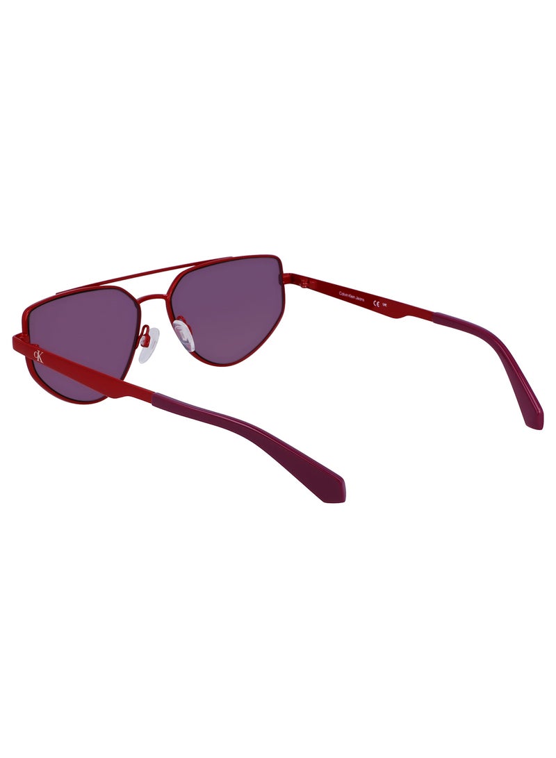 Calvin Klein Jeans Unisex Aviator Sunglasses - CKJ23220S-600-5815 - Lens Size: 58 Mm - Image 5