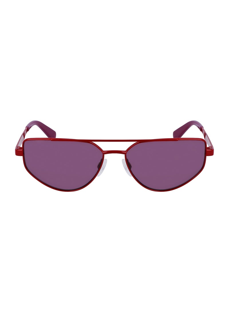 Calvin Klein Jeans Unisex Aviator Sunglasses - CKJ23220S-600-5815 - Lens Size: 58 Mm - Image 1