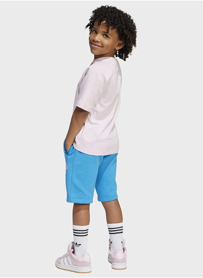 اديداس طقم للأطفال Shorts and Tee