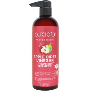 PURA D'OR 16 Oz Apple Cider Vinegar Thin2Thick Shampoo - Biotin, Castor Oil for Reduced Frizz, Split Ends, Clarifying & Detox, No Parabens, No Sulfates, All Hair Types, Men & Women - pzsku/Z6314C3190DF9273D31ECZ/45/1754676479/f3a63bed-f3d6-43d9-a087-60184c6a8bc1