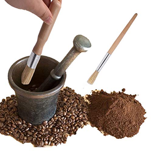 Ergonflow Coffee Machine Cleaning Brush Set - 4 Piece Set Including Wooden and Nylon Brushes for Grinders and Group Heads - Image 5