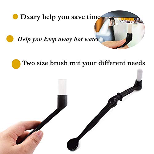 Ergonflow Coffee Machine Cleaning Brush Set - 4 Piece Set Including Wooden and Nylon Brushes for Grinders and Group Heads - Image 3