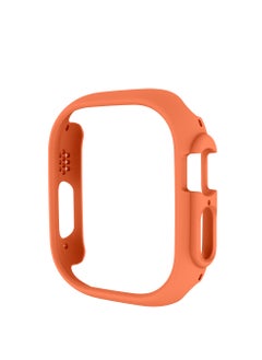 GULFLINK PC Half Case Protector frame Compatible with Apple Watch Series 8 ULTRA 49 mm Orange  - Image 1