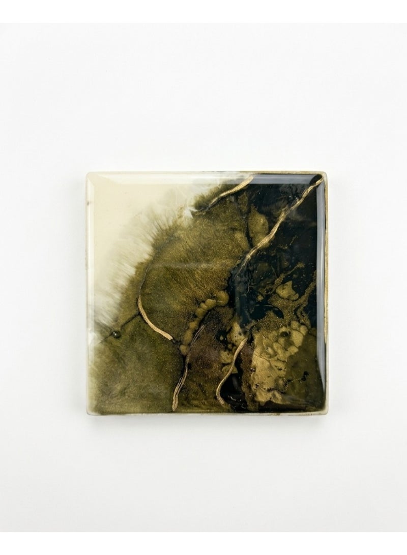 Resin Marble Coaster - Image 1