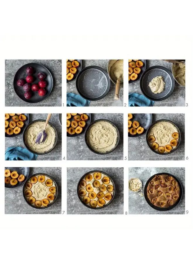 4pcs 4 Inch Mini Cake Pans With Removable Bottoms Oven Safe Carbon Steel Muffin Tins - Image 5