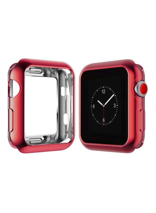 Voberry Protective Case Cover For Apple Watch Series 3 38mm Red - Image 1