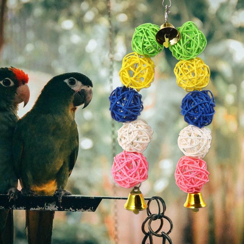 13Pcs Parrot Toys Adorable Assortment Playthings Pet Bird Playing Toys - Image 3