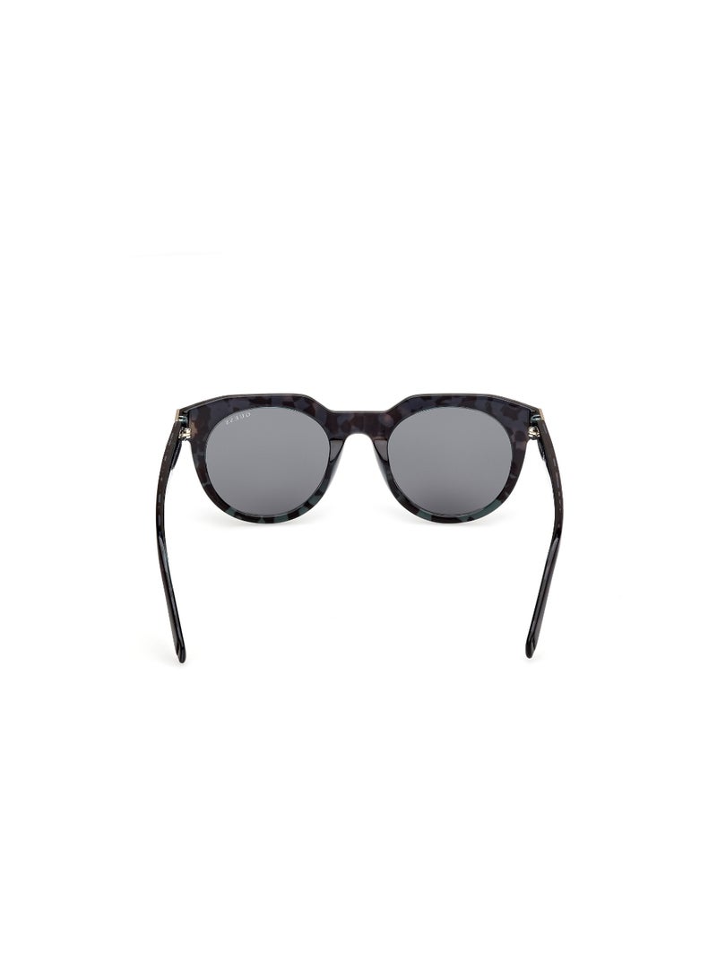 GUESS FULL RIM MALE ROUND GREEN ACETATE SUNGLASSES - Image 4