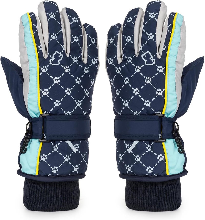OVOY Kids Winter Thermal-Warm Gloves - Windproof Ski-Gloves Outdoor Snowboarding Gloves for Outdoor Activities - Image 1