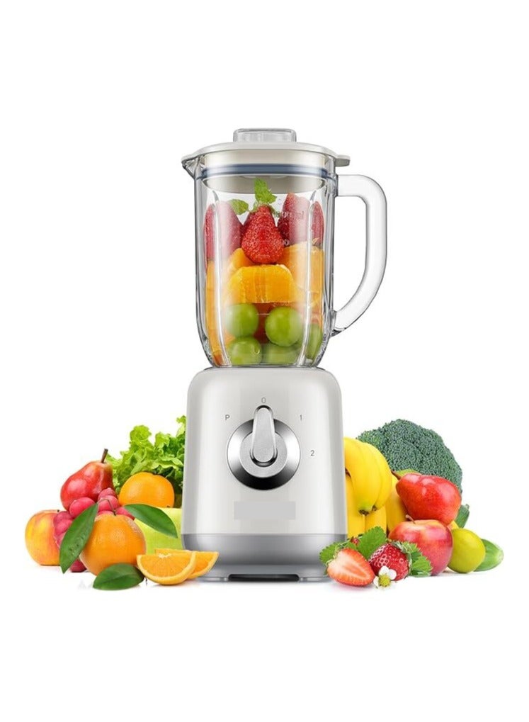 SHARDOR Countertop Electric Kitchen Blender & Mixer,700W 3 Adjustable Speeds for Milkshake, Ice Crush, Puree, Frozen Fruits  - White - Image 3