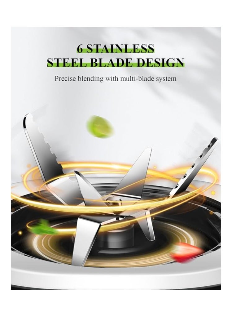 SHARDOR Countertop Electric Kitchen Blender & Mixer,700W 3 Adjustable Speeds for Milkshake, Ice Crush, Puree, Frozen Fruits  - White - Image 5