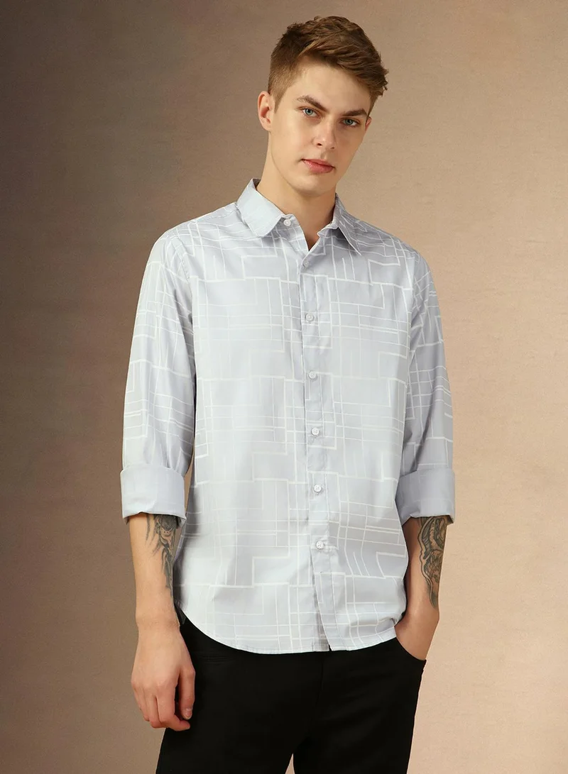 Dennis Lingo Grey Shirt For Men For Men