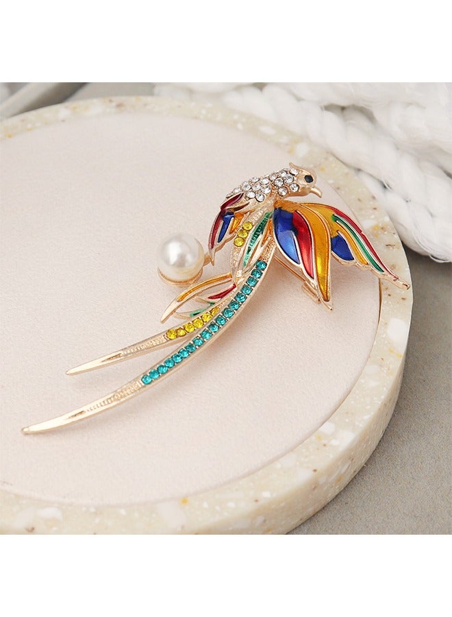 Beyond Hummingbird Brooche, Anti Rust and Anti Fading Alloy Brooch Pins, Corsage Scarf Clip Women Girls (Colorful) - Image 5