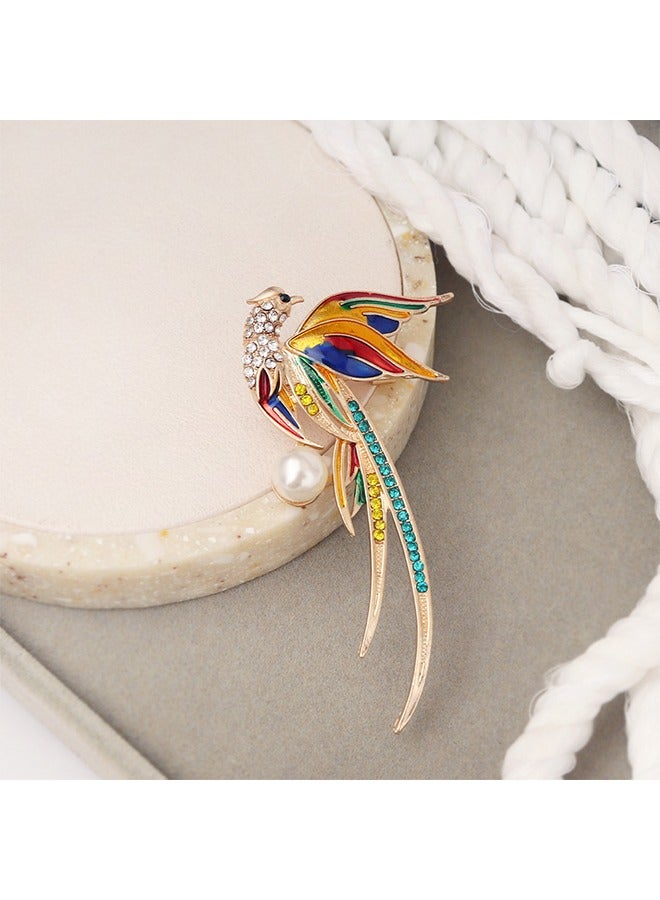 Beyond Hummingbird Brooche, Anti Rust and Anti Fading Alloy Brooch Pins, Corsage Scarf Clip Women Girls (Colorful) - Image 3